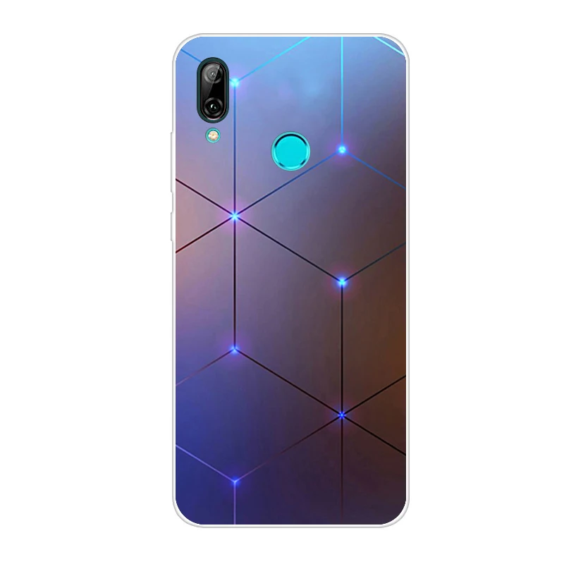 Небесно-голубой Чехол для huawei P Smart, модный силиконовый мягкий чехол для huawei P Smart, Бампер для huawei P Smart - Цвет: Небесно-голубой