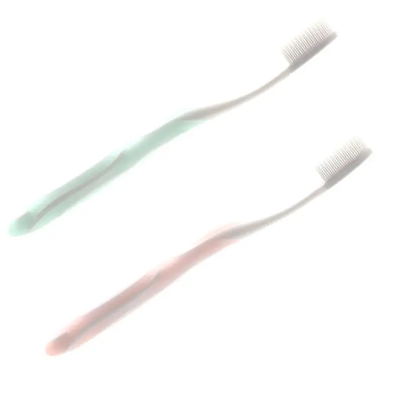 QIAOYAN взрослые нано мягкие щетинки Силиконовая зубная щетка сменная щетка головка бытовой семейный дорожный набор