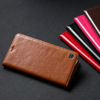 

Genuine Cow Leather Phone Case For Apple iPhone X Xs Max XR 6 6S 7 8 Plus Case Flip Stand Phone Cover Bag