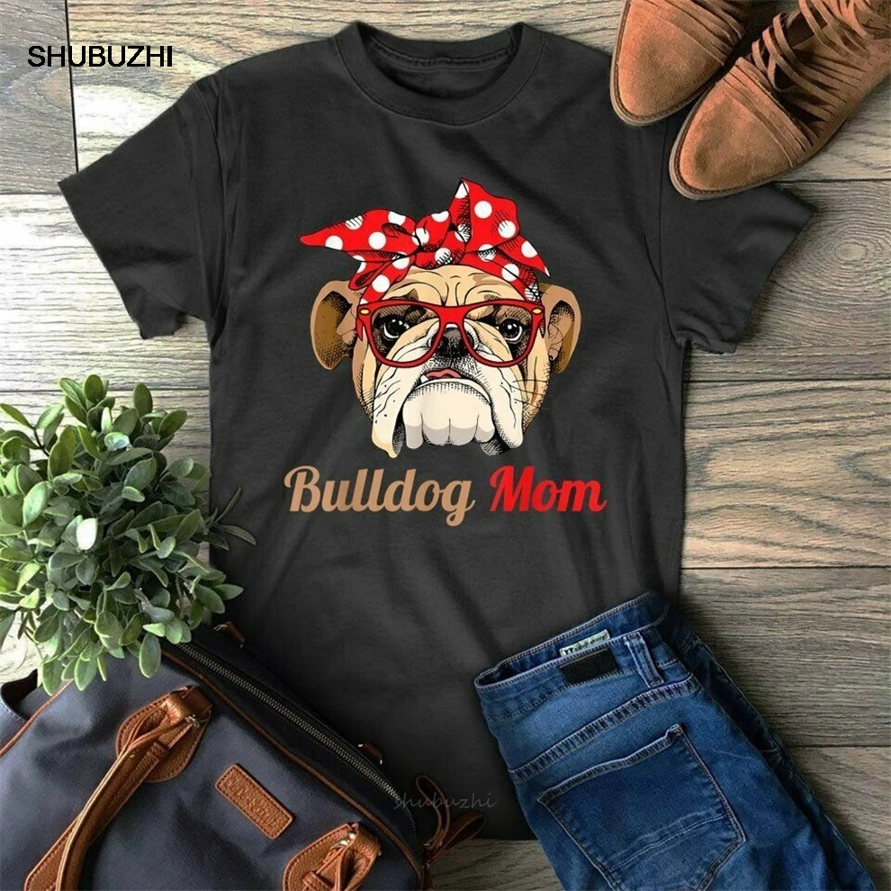 English Bulldog Mom Funny T Shirt 