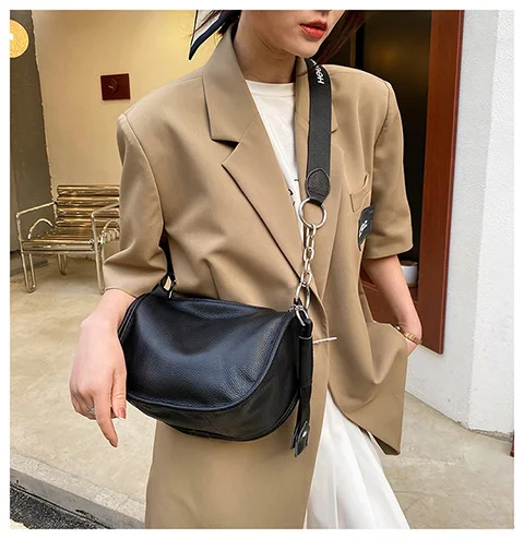 100% Genuine Leather Women Bag Natural Skin Shoulder Bags For  2021 New Shoulder Messenger Women Bag Luxury Simple Shoulder Bags
