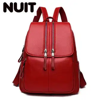 

Luxury Backpacks Women Designer 2020 Sac A Dos Female Back Pack Preppy Style School Bags Fpr Girls Solid Ladies Back Pack New