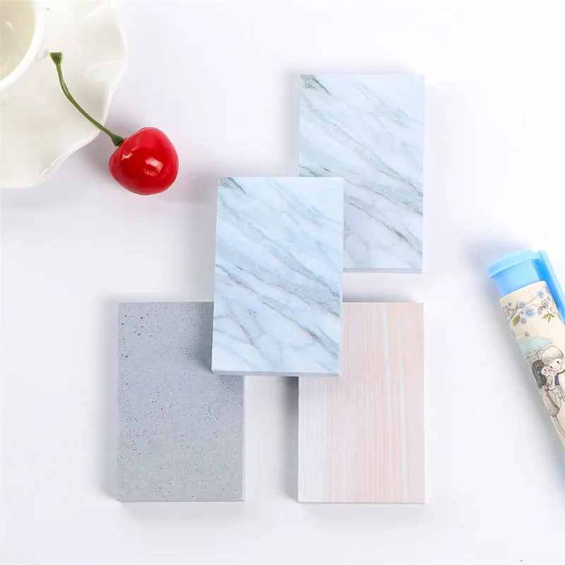 

1PCS Creativity Sticker Paper Office Stationery Small Plan Pocket Notepad Sticky Note Creative Self-Stick Notes School Supplies