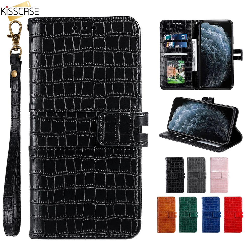 Чехол KISS с крокодиловым узором флип-чехол для iPhone XS MAX XR X чехол-кошелек 11 Pro Max 6 7 8