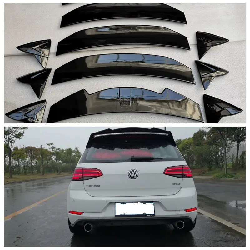 Для Volkswagen GOLF7 MK7- задний спойлер на крышу Высокое качество ABS Материал грунтовка цвет украшение в виде хвостового крыла для GOLF 7