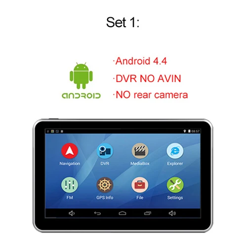 with avin Anfilite " Android четырехъядерный 16 ГБ 512 М автомобильный gps-навигатор Sat Na AV-IN Bluetooth wifi FM встроенный бесплатно ma - Размер экрана, дюймов: with avin