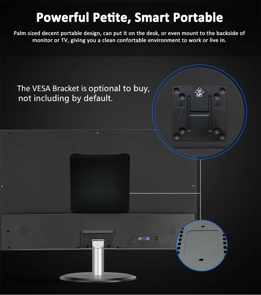 8-го поколения Intel Core i7 8565U 64 Гб ОЗУ DDR4 NVME M.2 SSD Nuc мини-ПК Windows 10 Pro AC Wifi 4K HTPC HDMI type-c настольные компьютеры