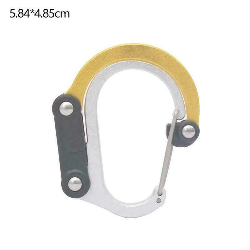 

4 color Outdoor Sports Carabiners Mountaineering Buckles Climbing Safe Hanging Hooks Aluminum Alloy securing accessories