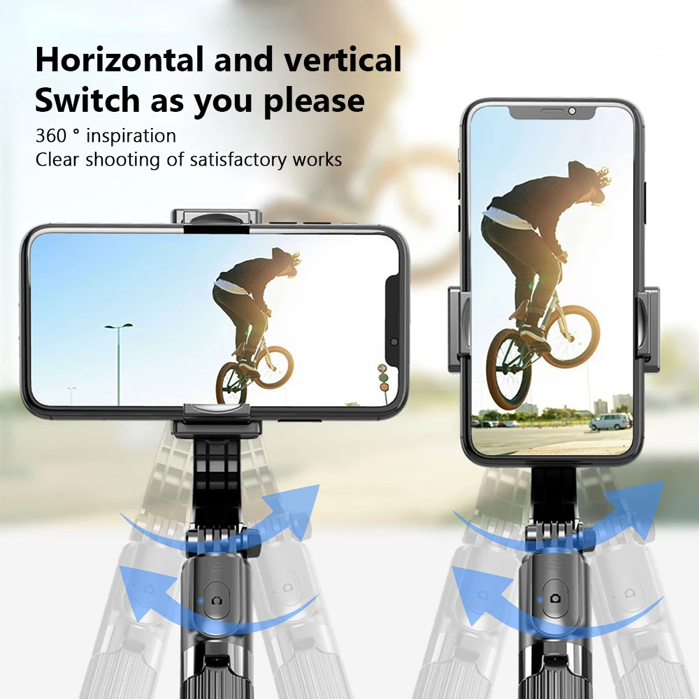 Travor анти встряхивание телефон Gimbal стабилизатор селфи палка одиночный вал