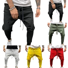 Осенние новые мужские штаны в стиле хип-хоп модный шнурок, большие мульти-Брюки с карманами, уличная одежда, спортивные брюки Hombre, мужские брюки-карандаш для бега