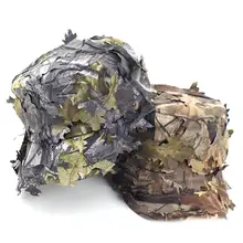 Защита от солнца быстросохнущая Кепка джунгли листья камуфляж шляпа Рыбалка Охота Открытый антитеррористическая камуфляжная кепка