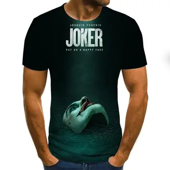 

2020 hot-sale Clown 3D Printed T Shirt Men Joker Face Male tshirt 3d Clown Short Sleeve Funny T Shirts Tops & Tees XXS-6XL