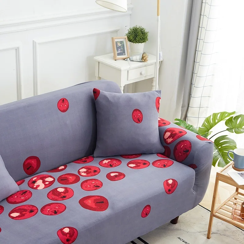 TUTUBIRD-Европейский эластичный плотный чехол для дивана фиолетовая Мандала мультяшный чехол для дивана трикотажный тканевый нескользящий гибкий чехол