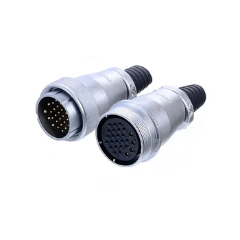 

WS40 TQ+ZQ Industry In-line Cable Wire Connectors 5pin 9pin 15pin 26pin 31pin 52pin M40 5-50A AC DC High Voltage Power Connector
