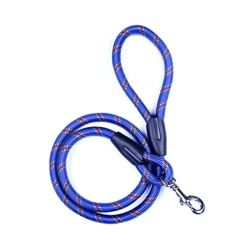 Нейлоновый многоцветный Поводок для кошек и собак 1 2 м Светоотражающий прогулок