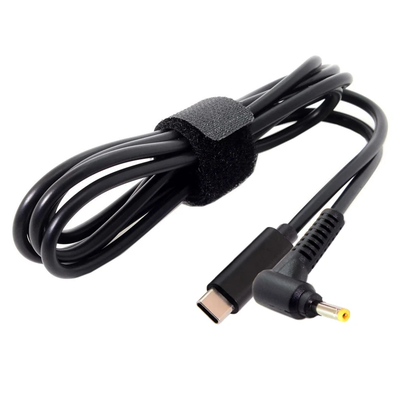 DC 4,0*1,7 мм Мощность PD кабель для зарядки 18-20V постоянного тока до Тип C USB-C Вход для ноутбука Тетрадь