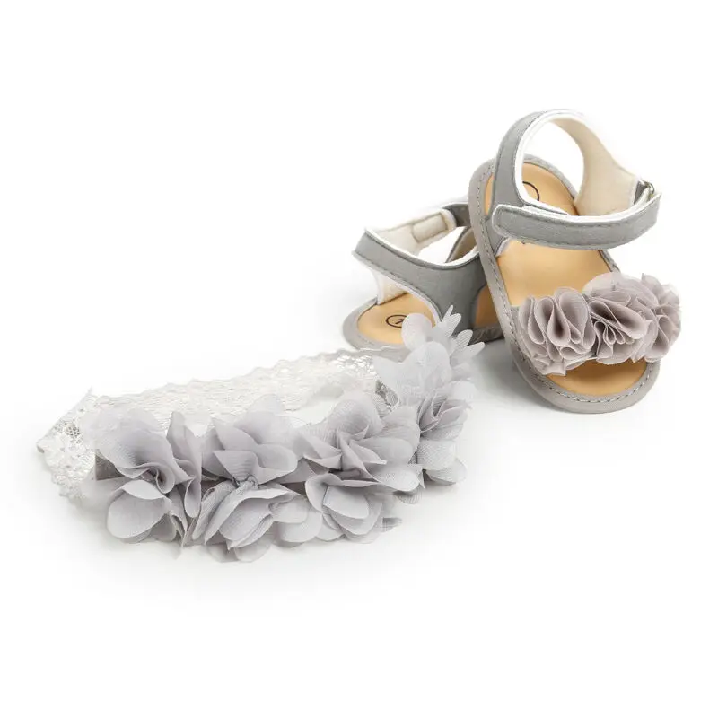  2019 Summer Kids Toddler Baby Girl Shoes Floral Party Princess Sneaker Summer Casual Beach Crib Sho