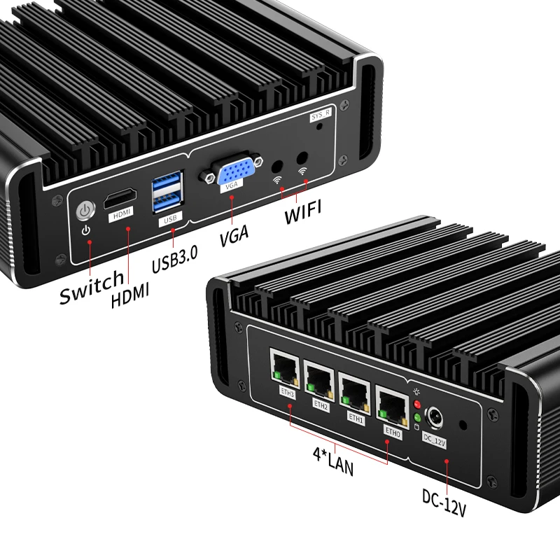 Enhance your network capabilities with our Pfsense Mini PC BKHD G31 featuring 4 LAN 10M/100M/1000M Ethernet ports and a powerful J4125 Quad-Core CPU. Ideal for office, education, business, and industrial use. Upgrade your networking solutions today! Description Image.This Product Can Be Found With The Tag Names Cheap Mini PC, Computer Office, High Quality Computer Office, Mini pc