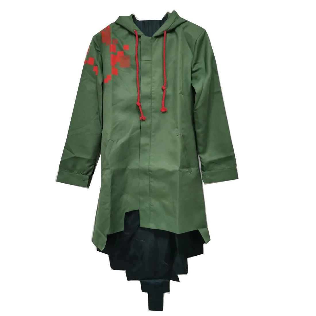 

2021 Аниме Супер данганронпа 2 Nagito Komaeda Nagito куртка армейского зеленого цвета мужские толстовки только костюм для косплея