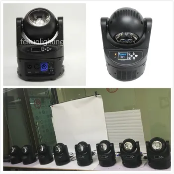 

E-4pcs with case COB 60W RGBW 4in1 Mini LED Moving Head Beam Lights Stage Light