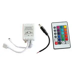 1PC DC12V 24 Keys IR Remote RGB Controller For SMD3528/5050/5730/5630/3014 RGB LED S p Lights Mini Controller