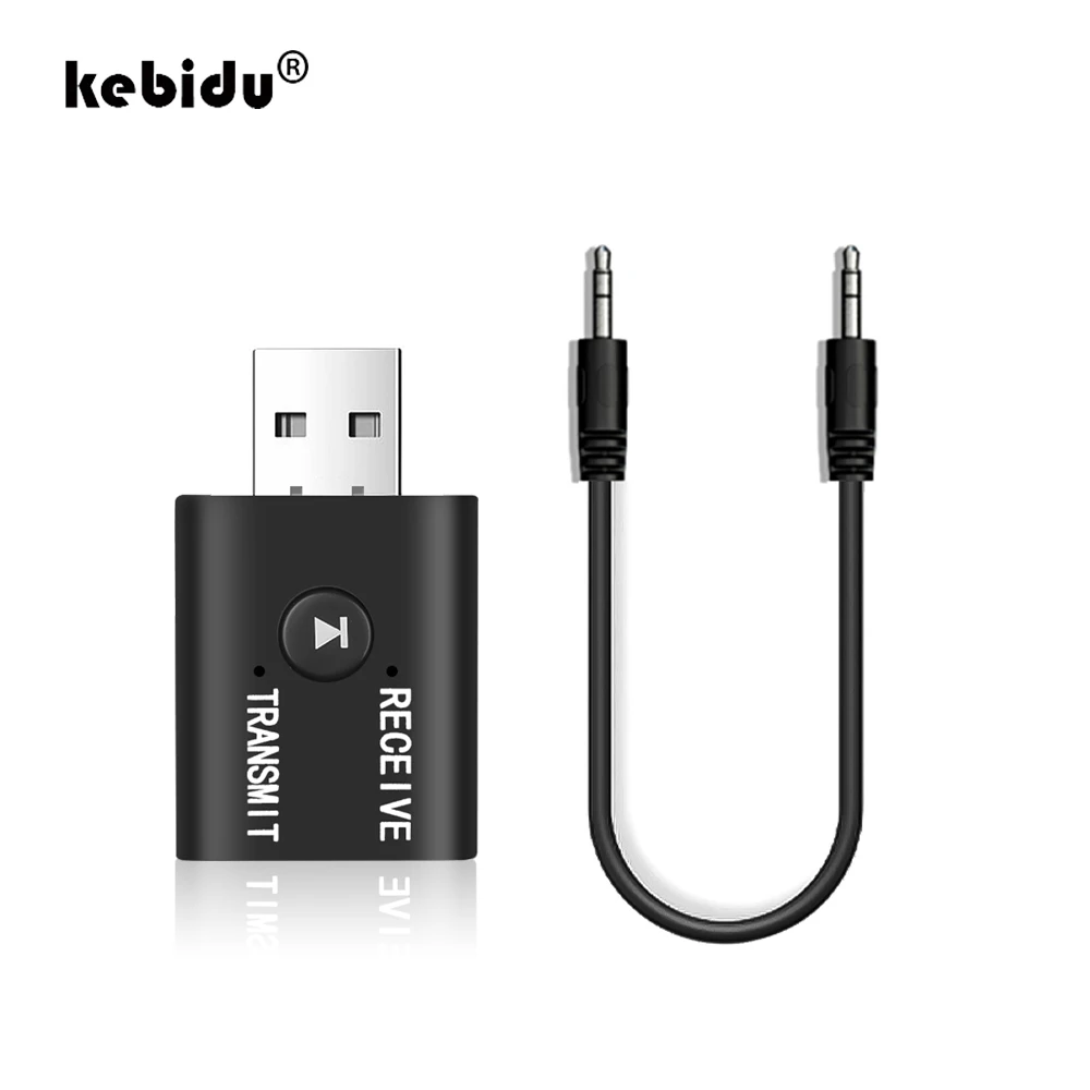 Bluetooth 5.0 Audio Adapter Transmitter Receiver Mini Stereo AUX RCA USB 3.5mm For TV PC Car Kit Wireless | Автомобили и