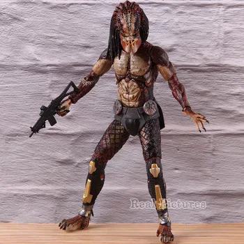 

NECA The Predator 2018 Lab Escape Fugitive Predator Action Figure Ultimate with Light-Up LED Mask Collectible Model Toy Gift