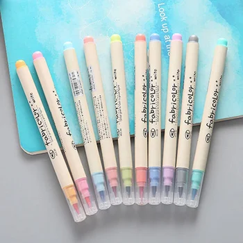 

10Color Set Calligraphy Marker Pen Set For Student School Painting Drawing Soft Brush Pens Stationery Gift School Supplies
