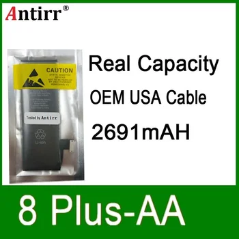 

10pcs/lot Real Capacity China Protection board 2691mAh 3.7V Battery for iPhone 8plus zero cycle replacement repair parts 8p AA