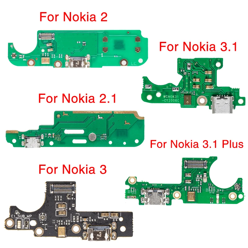 1 шт. USB-разъем для зарядной док-станции разъем порта Nokia 2 3 Plus гибкий кабель