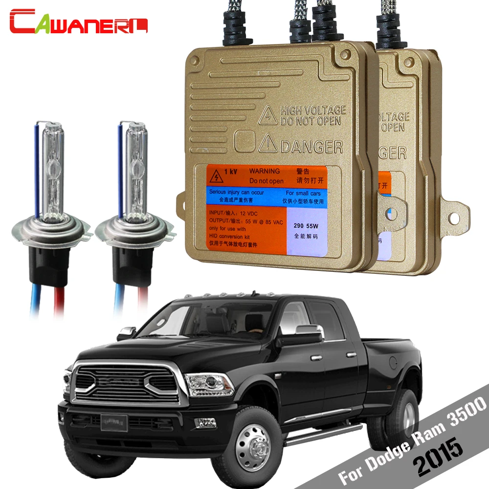 Cawanerl для Dodge Ram 3500 2015 55W фары автомобиля без ошибки блок розжига/балласт Шина CAN HID