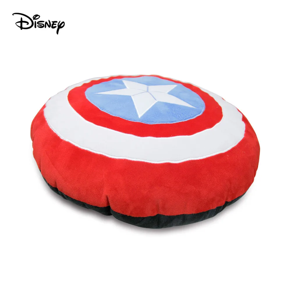 

Disney Marvel Pattern Pillow Creative Captain America Shield Napping Pillow Wearable Pillow