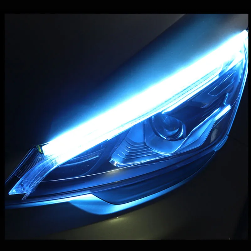 2 шт. автомобильный DRL светодиодный дневные ходовые огни автоматический поток