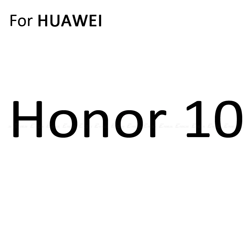 Прозрачная мягкая задняя пленка из углеродного волокна для HuaWei Honor 20S 10i 20i View 10 20 30 Pro 8 V9 Play Lite, защита заднего экрана, не стекло - Цвет: For Honor 10