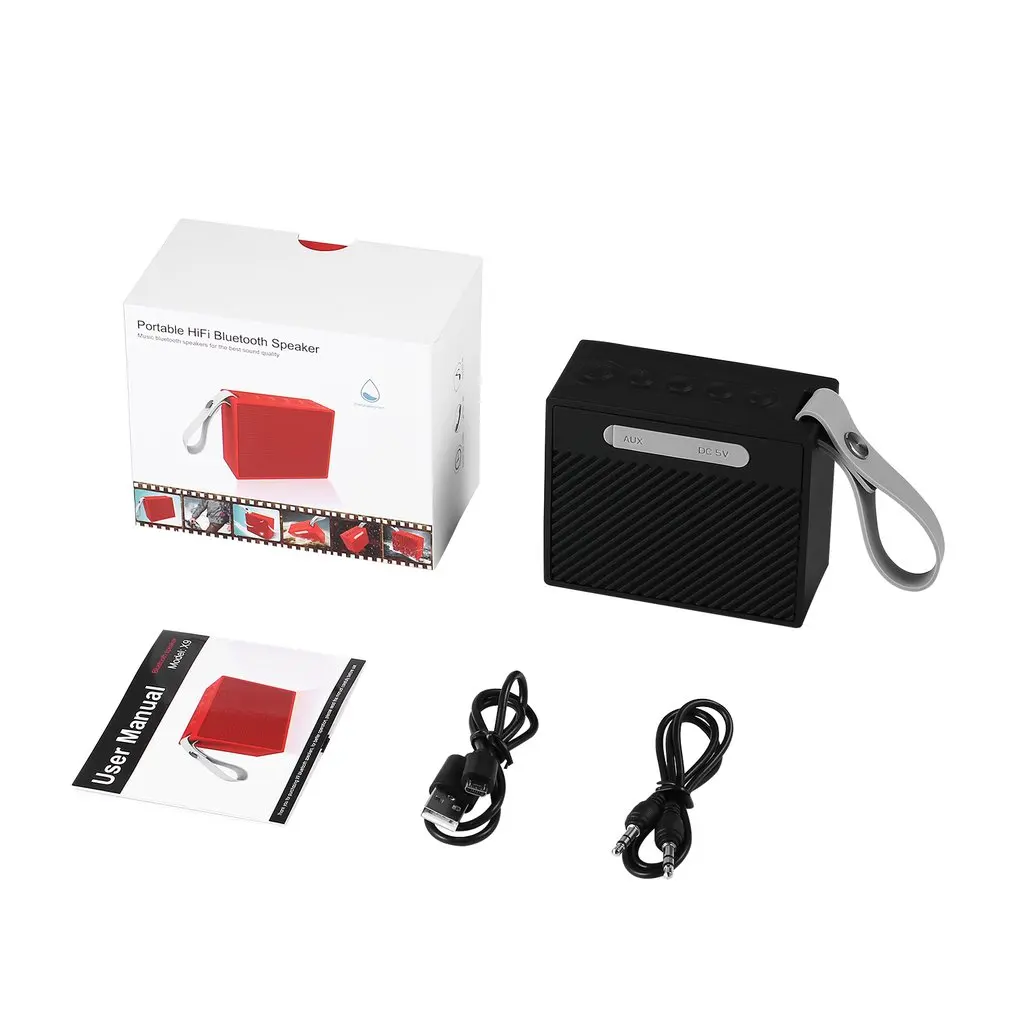 

Outdoor Portable Hifi Wireless V4.2 Speaker with Enhanced Bass Waterproof IPX6 with 5W Audio Driver