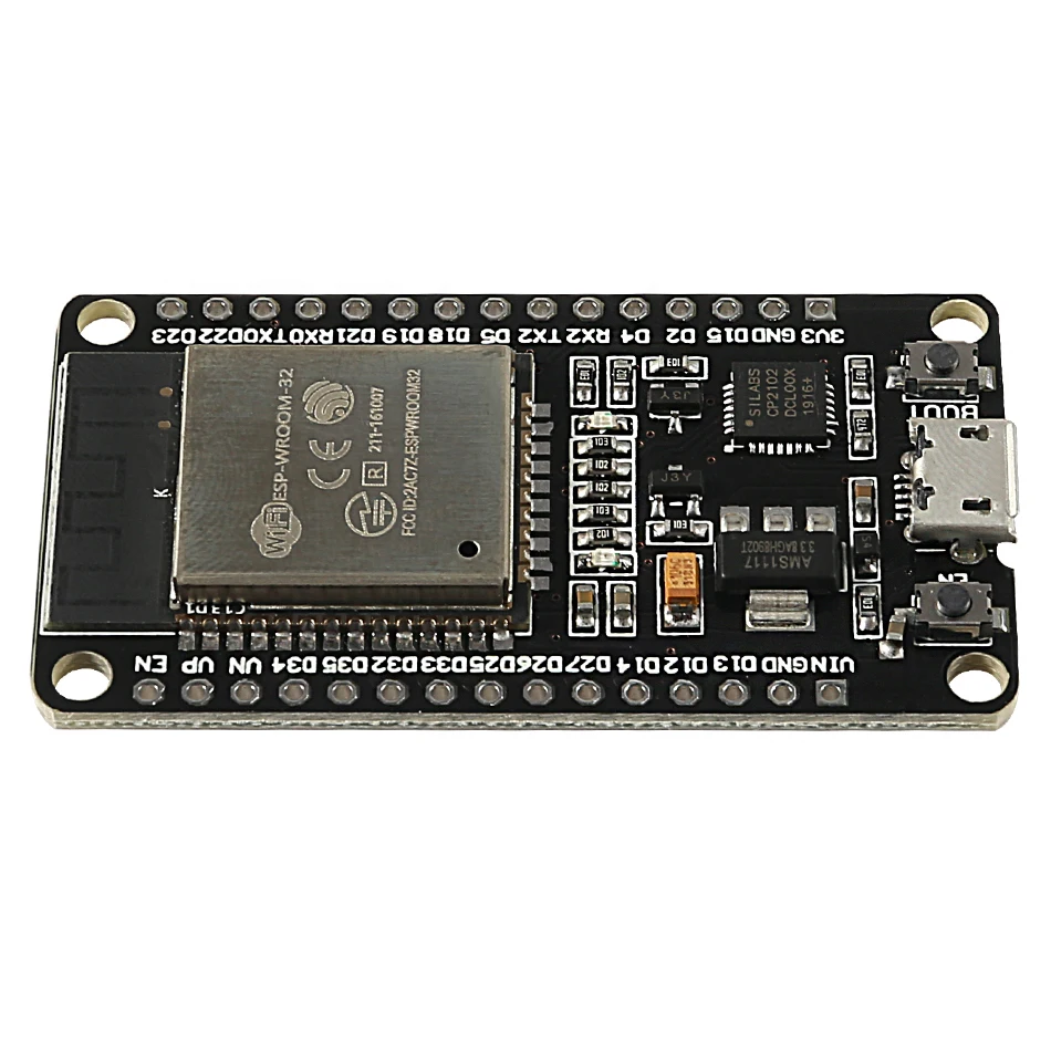 ESP32 ESP-32S 2,4 ГГц двухрежимный WiFi Bluetooth двухъядерный микроконтроллер процессор интегрированный с ESP32s антенной для Ard