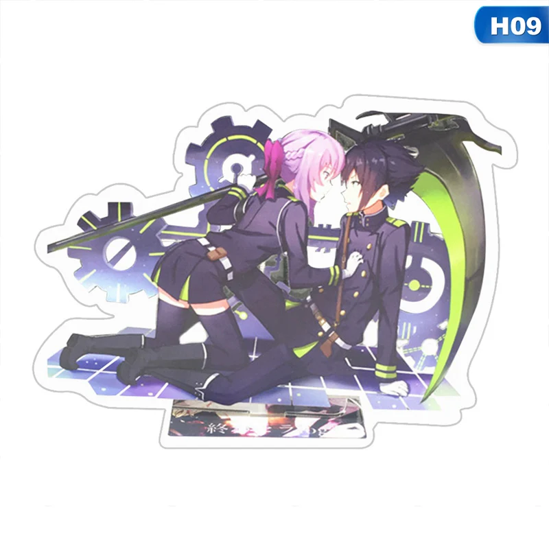 Серафим конца Owari No Seraph Yuichiro Hyakuya Mikaela фигурка на акриловой подставке стол Декор Коллекция Модель - Цвет: 9
