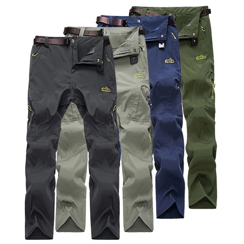 Summer Pants Male Trousers Black LOMAIYI Stretch Loose Breathable Mens Man AM381 Ultra-Thin