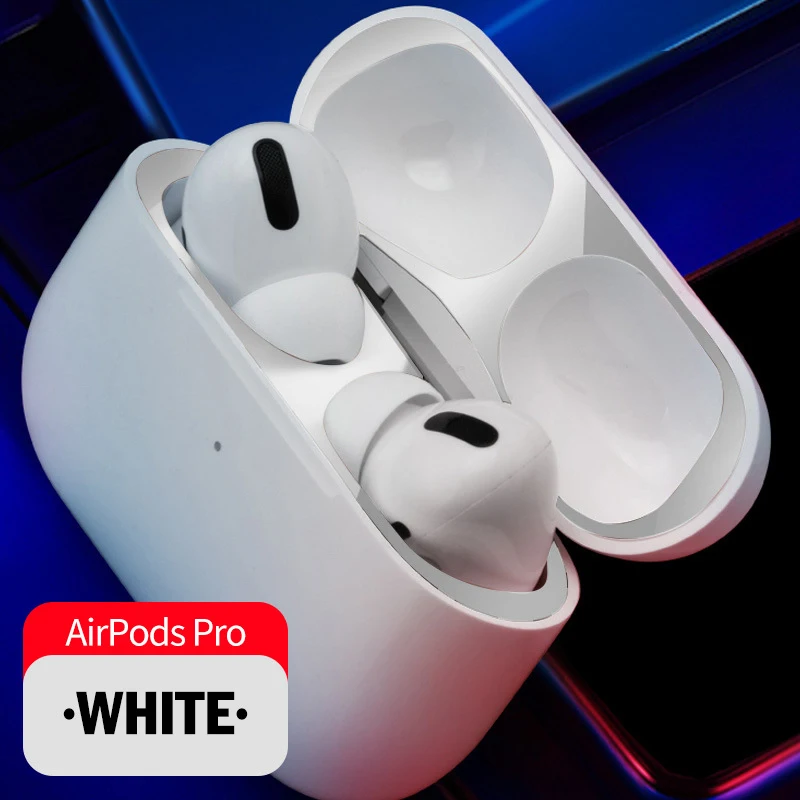 1pcs Metal Dust Guard Sticker Protective Sticker Skin Protector Case Cover Earphone Accessories For AirPods Pro