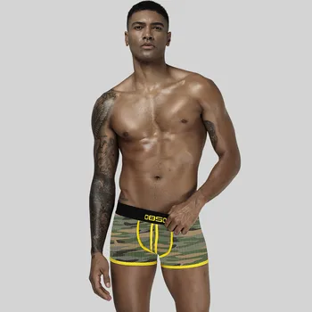 

Men Boxer Underwear Camouflage Cueca Male Panties Cotton Man Under Wear Underpants Boxers Shorts Breathable Gay Boxershort 2020