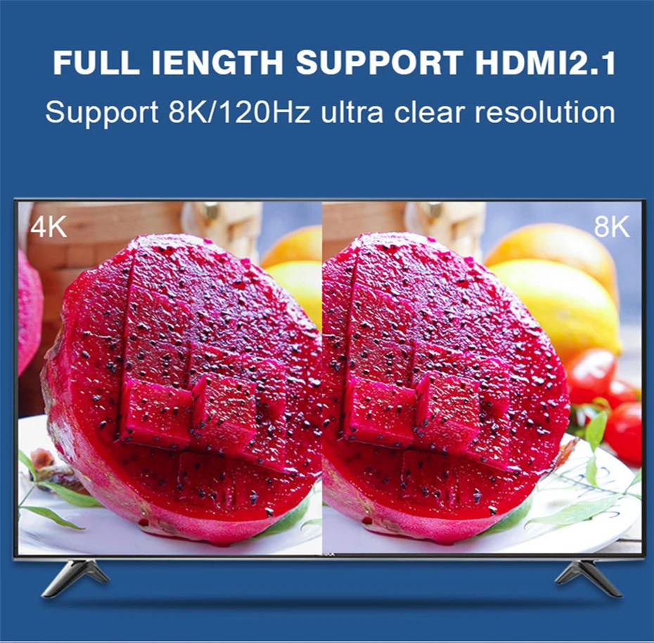 Anmck волоконно-оптический кабель HDMI 2,1 2,0 Ultra HD Поддержка 8K 120Hz 4K 60Hz 48Gbps с Аудио& Ethernet HDMI шнур 5M 10M 15M 20M