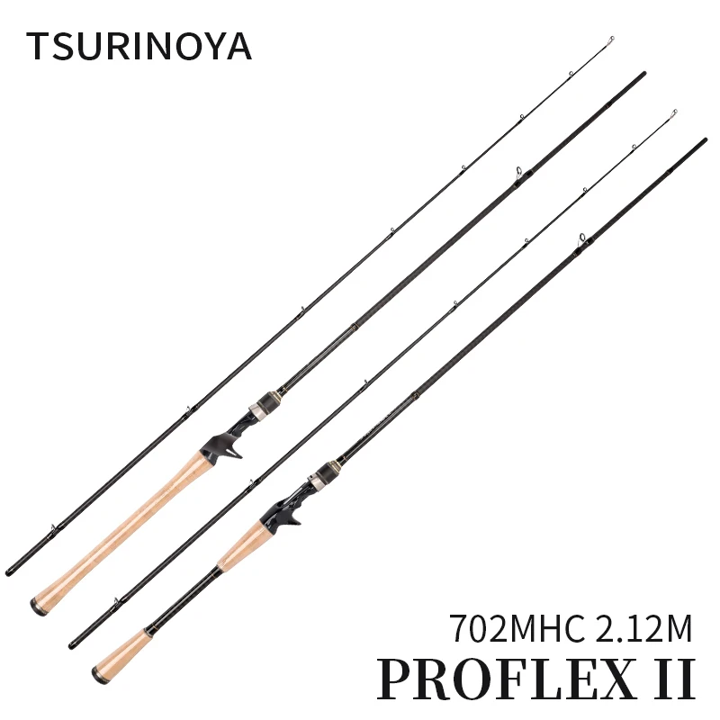 Удилище TSURINOYA PROFLEX II 702MHC 2 12 м для приманки MH Power вес 10-28 г | Спорт и развлечения