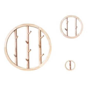 

Living Room Solid Wood Creative Wall Hanger Coat Hook Wall Shelf Key Hook Decoration