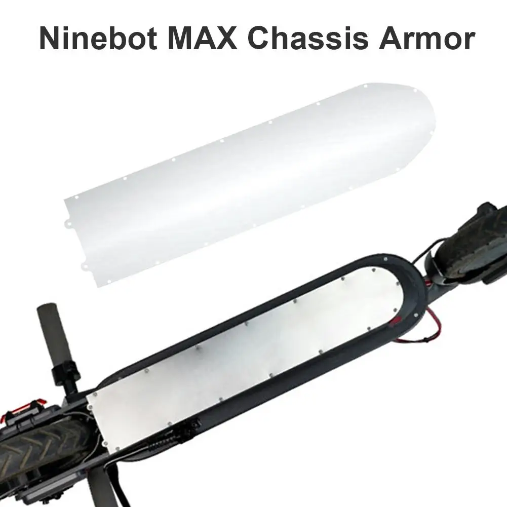 Для Ninebot 9th MaxG30 электрический скутер защита шасси Броня нержавеющая сталь жесткий водонепроницаемый батарея Нижняя Защитная крышка