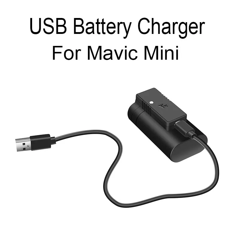 Flash Sale FKG USB Quick Charger For DJI Mavic Mini Drone Battery Charging Hub Portable Charger Type-C Port Cable Accessories 
