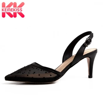 

KemeKiss Summer Women Sandals Casual Pattern Breathable Women Shoes Sweet Pointed Toe Travel Female Footwear Size 33-40