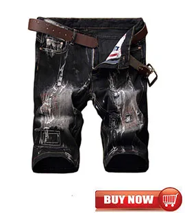 Mcikkny Ретро Для мужчин грузов джинсовые шорты Slim Fit Straight multi-карманы военных дизайнерские джинсы шорты для мужчин Размеры 29-40