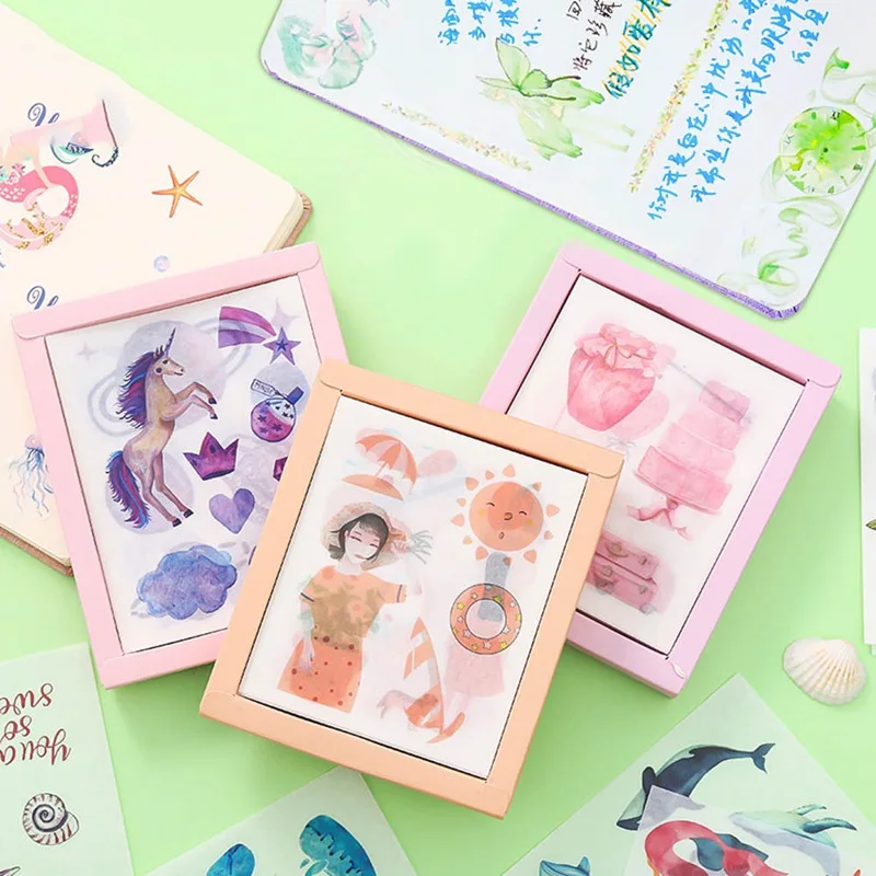 20 листов декоративные наклейки DIY Дневник Scrapbooking этикетка стикер s Канцтовары Школьные принадлежности