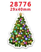 28776 30 шт. плоское украшение из смолы Рождество смолы pr28793 - Цвет: 28776