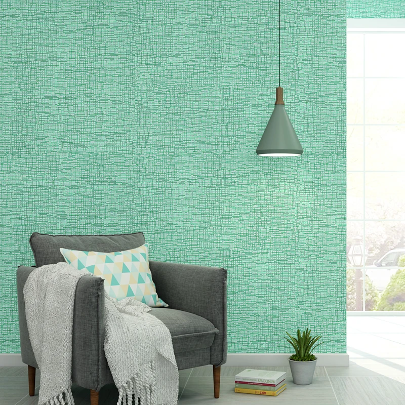 

Nordic Green Sky Blue Mint Wall Papers Home Decor Plain Solid Color Ins Wallpaper Roll For Living Room Bedroom Walls Mural